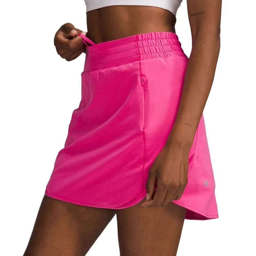Lululemon Hotty Hot High-Rise Skirt *Long *Sonic Pink - Picture 5 of 8